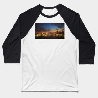 Sunset at Victoria Dock (Star Wars edition) Baseball T-Shirt